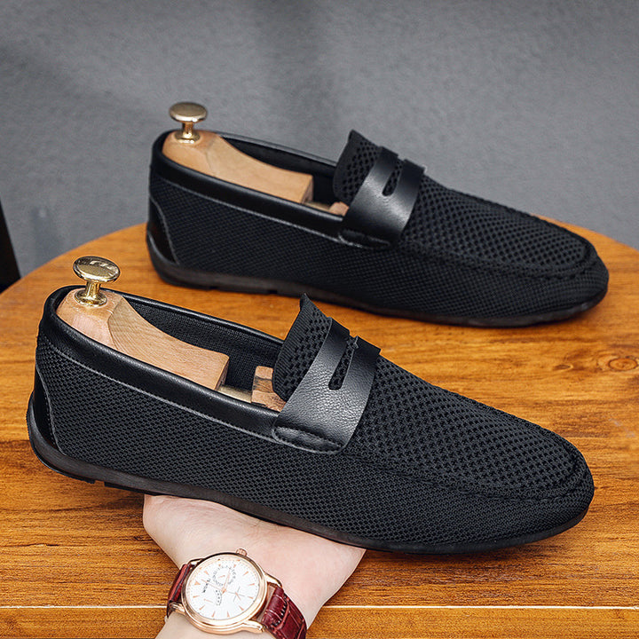 Herren Atmungsaktive Mesh Slipper Drune