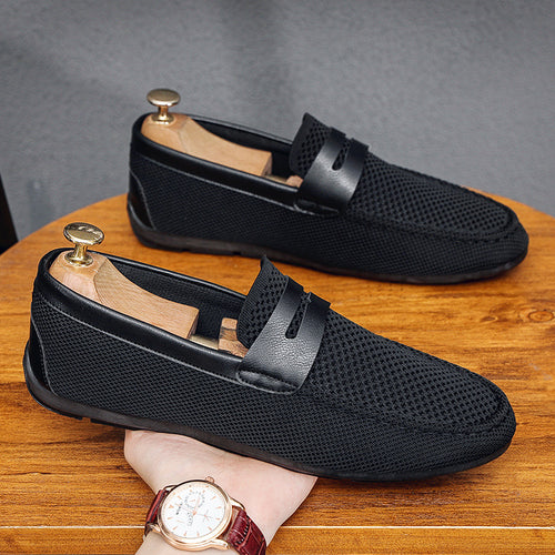 Herren Atmungsaktive Mesh Slipper Drune