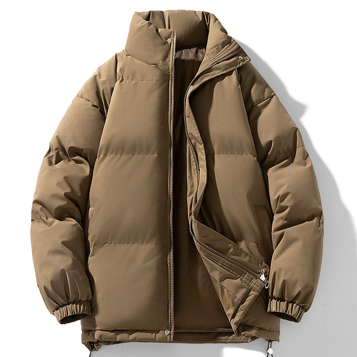 Herren gesteppte Kapuzen-Isolationsjacke mit Thermowattierung und Kordelzug Drune