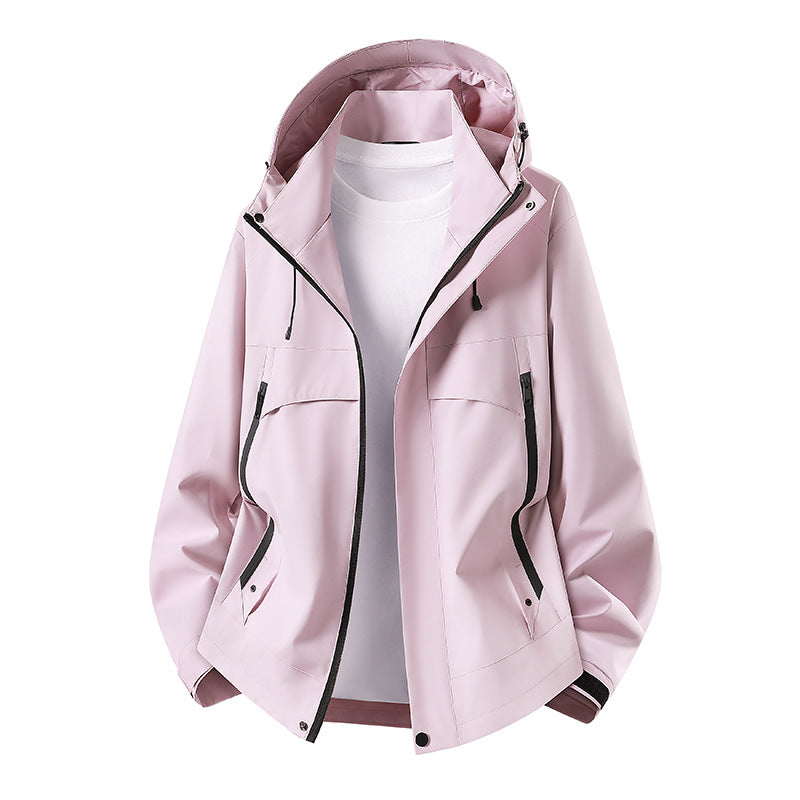 Damen Sportliche Outdoor-Jacke mit Praktischen Taschen Drune