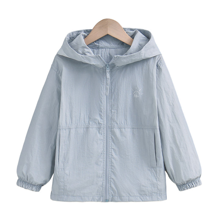Damen nan leichte ultradünne UV-Schutz-Sommerjacke mit Kapuze Drune
