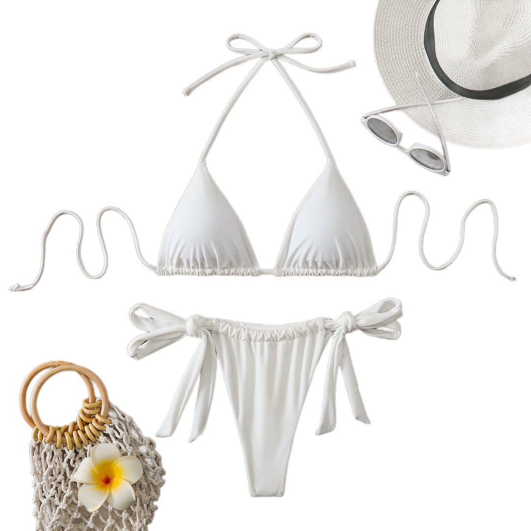 Damen Triangel-Bikini mit verstellbaren Bändern Drune