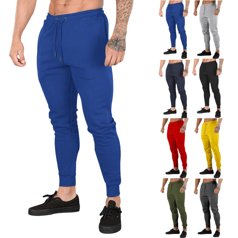 Herren Slim-Tapered Sweat-Jogger mit elastischem Tunnelzugbund & gerippten Knöchelbündchen Drune