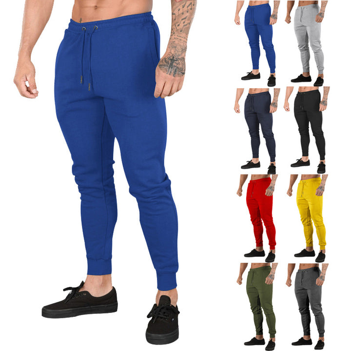 Herren Slim-Tapered Sweat-Jogger mit elastischem Tunnelzugbund & gerippten Knöchelbündchen Drune