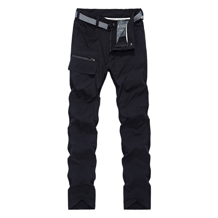 Herren Technische Trekking-Cargohose mit vorgeformten Knien und integrierter Gürtel-Lösung Drune