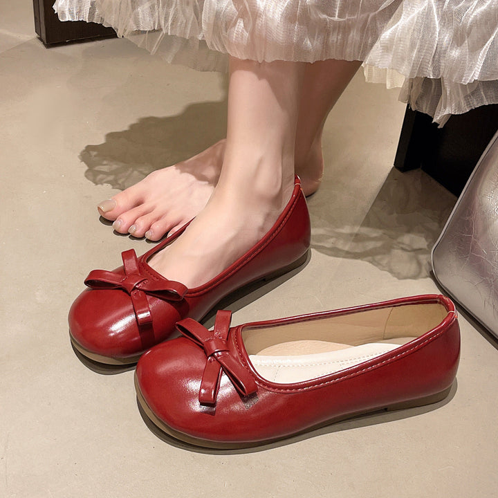 Damen Ballerinas mit verspieltem Schleifen-Design und komfortablem Innenfutter Drune