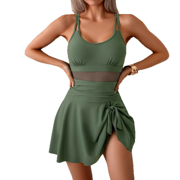 Damen Badeoberteil mit elegantem Rockelement Drune