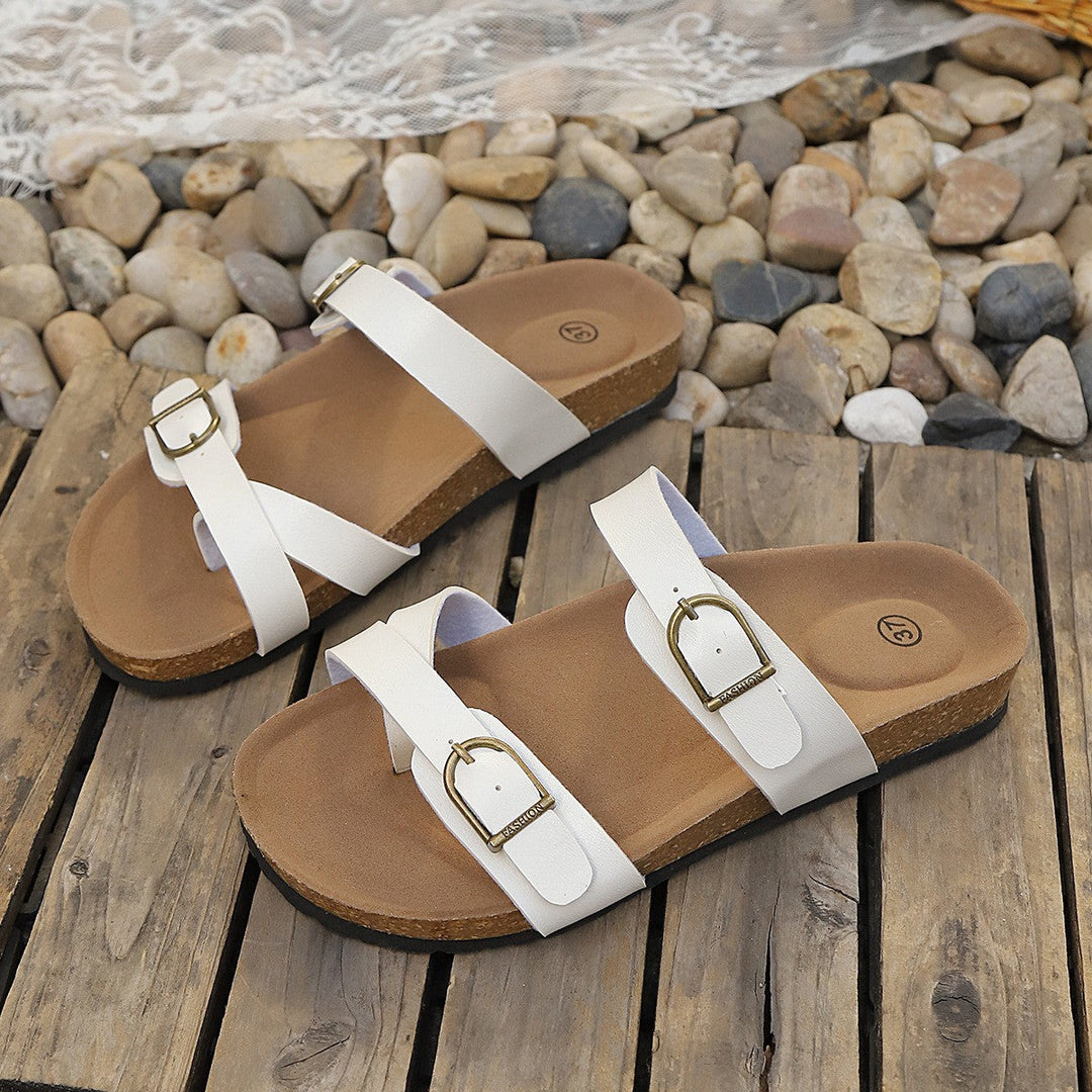 Damen Freizeit-Sandalen mit verstellbaren Schnallen Drune
