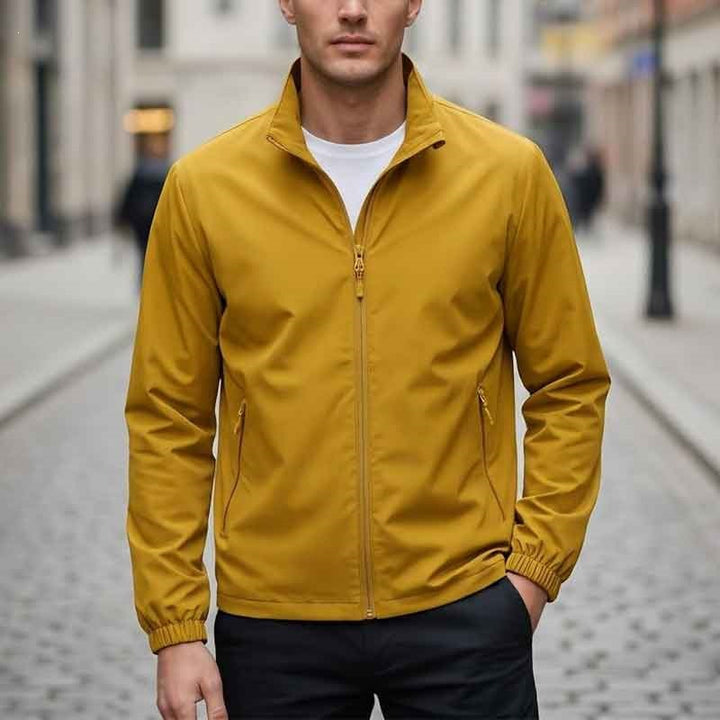 Herren Atmungsaktive Übergangsjacke mit praktischem Stehkragen Drune