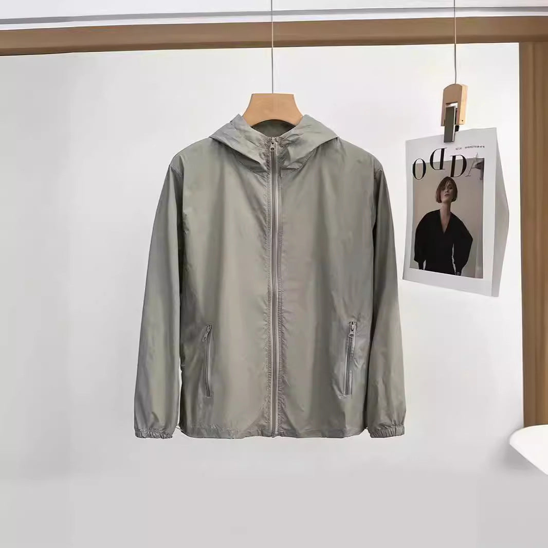 Damen Leichte Übergangsjacke mit Kapuze und Reißverschluss Drune
