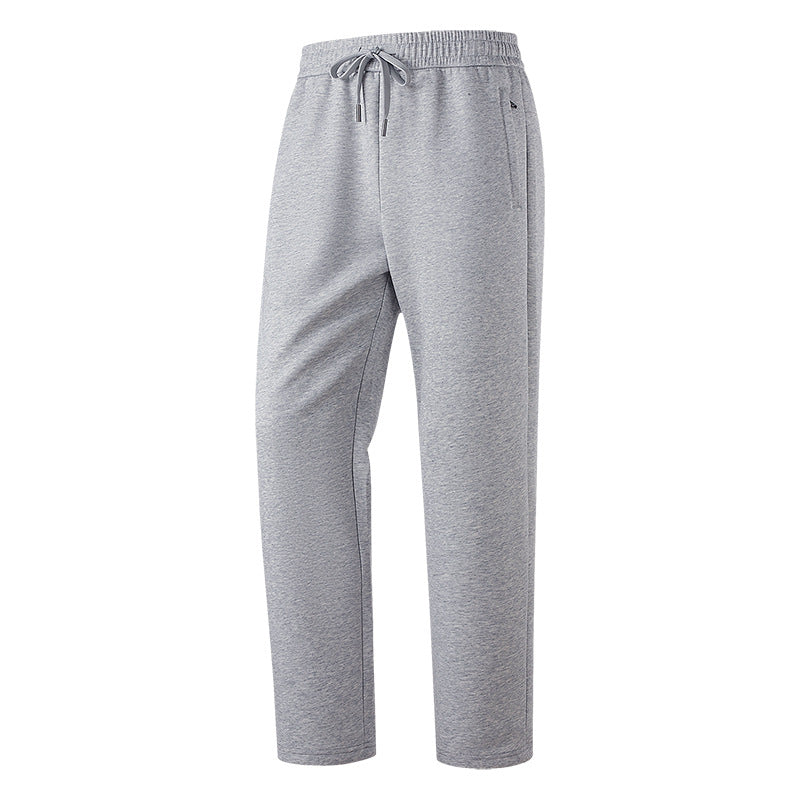 Herren Slim-Fit Freizeithose aus atmungsaktivem Funktionsfleece mit Kordelbund, Reißverschlusstaschen & Rippbündchen Drune