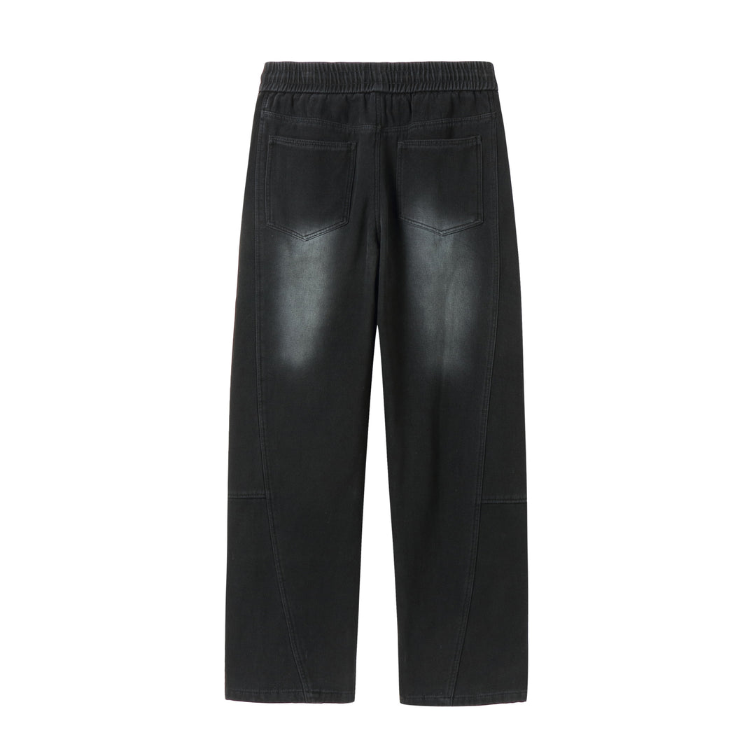 Damen Locker geschnittene Sweathose mit elastischem Bund und Kordelzug Drune