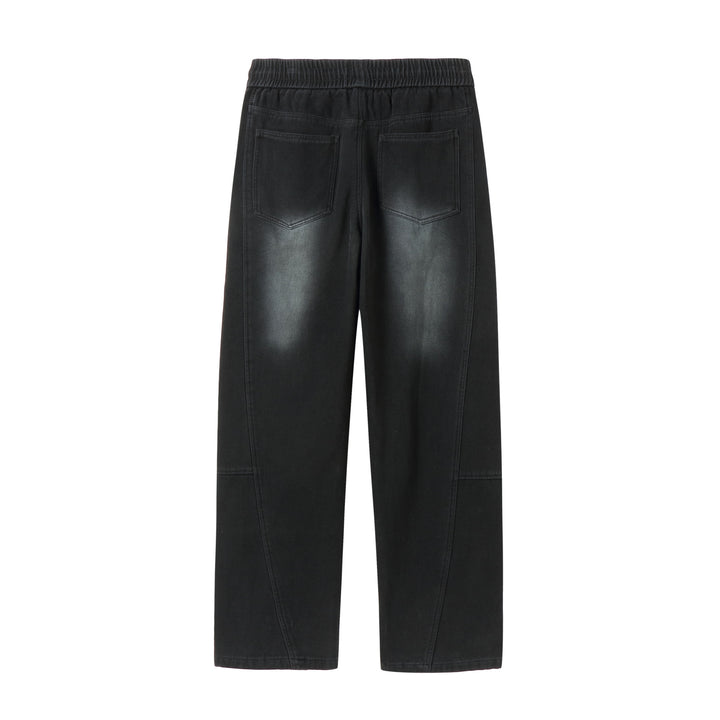 Damen Locker geschnittene Sweathose mit elastischem Bund und Kordelzug Drune