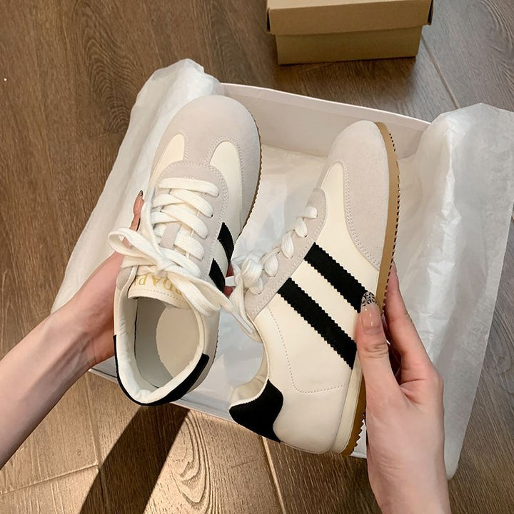 Damen Sportliche Sneakers mit hochwertiger Wildleder-Oberfläche und atmungsaktivem Innenfutter Drune