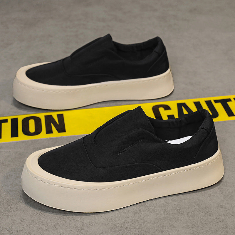 Damen Plateauslipper-Sneaker mit elastischer Schlupfpassform und dicker Gummi-Plateausohle Drune