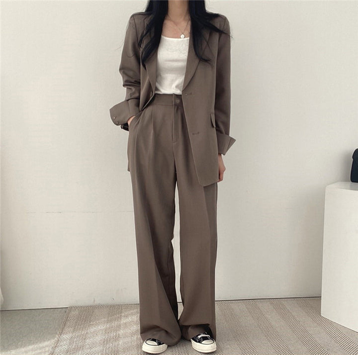 Damen Elegante Weite Hose Drune