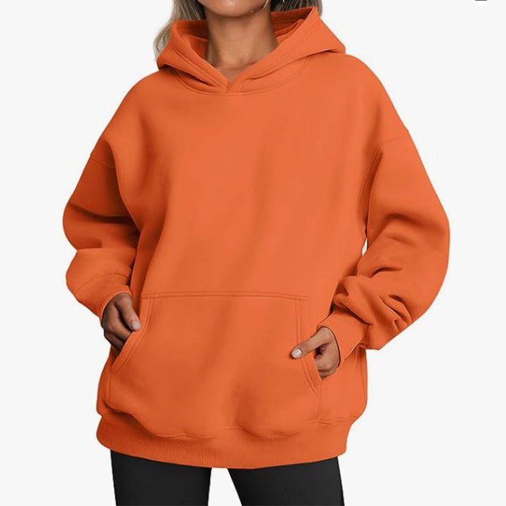 Damen bequemer Kapuzenpullover Drune