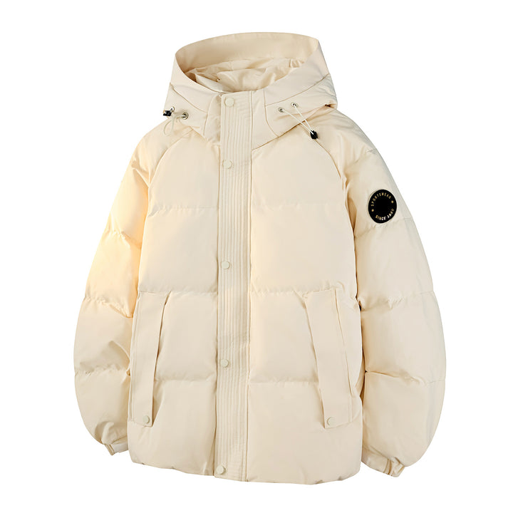 Damen Warm gefütterte Steppjacke mit hohem Kragen Drune