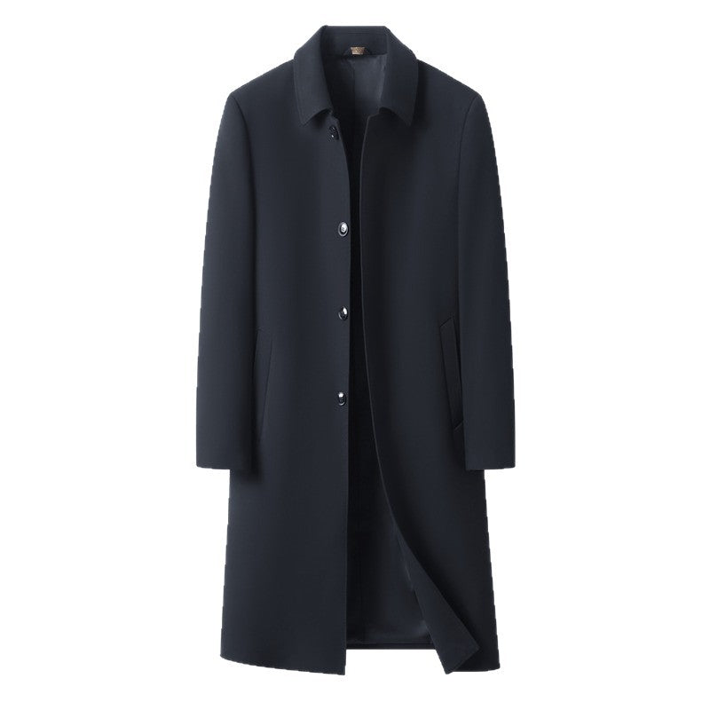 Herren eleganter Trenchcoat aus hochwertigem Material Drune