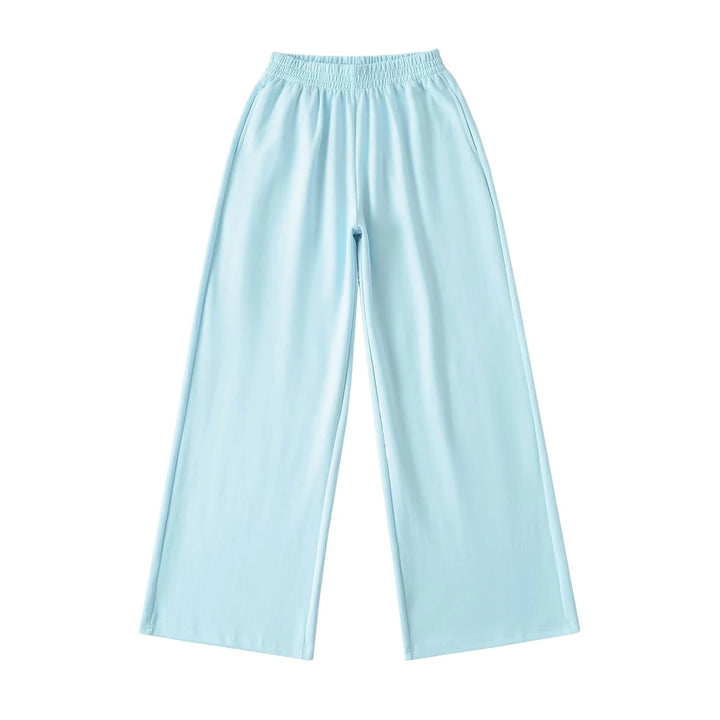 Damen weite Jersey-Hose mit elastischem Bund Drune