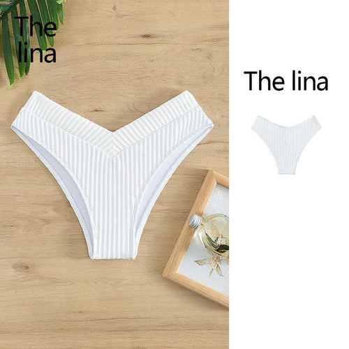 Damen Hochgeschnittene Bikinislip Drune
