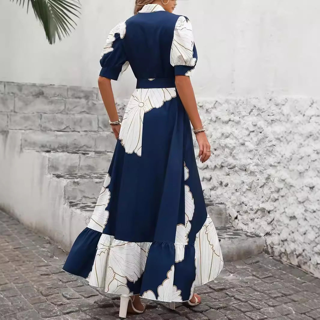 Damen Maxikleid mit floralem Design Drune