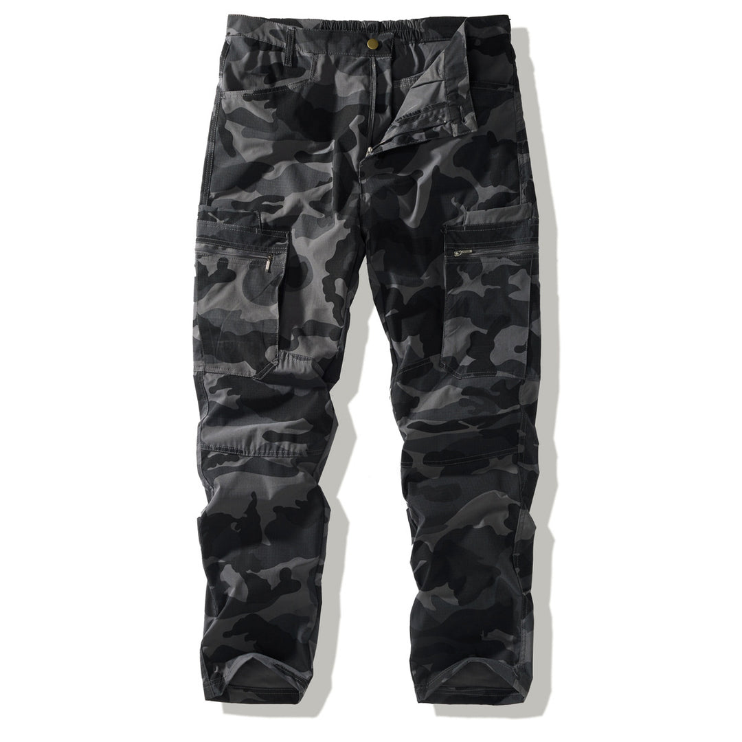 Herren Multifunktionale Cargohose im Camouflage-Design Drune