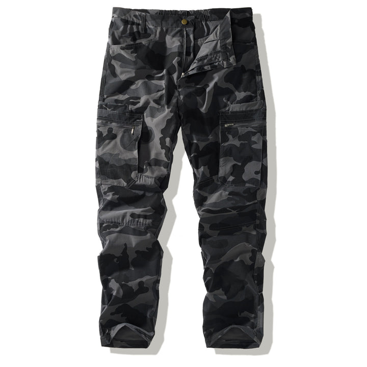 Herren Multifunktionale Cargohose im Camouflage-Design Drune