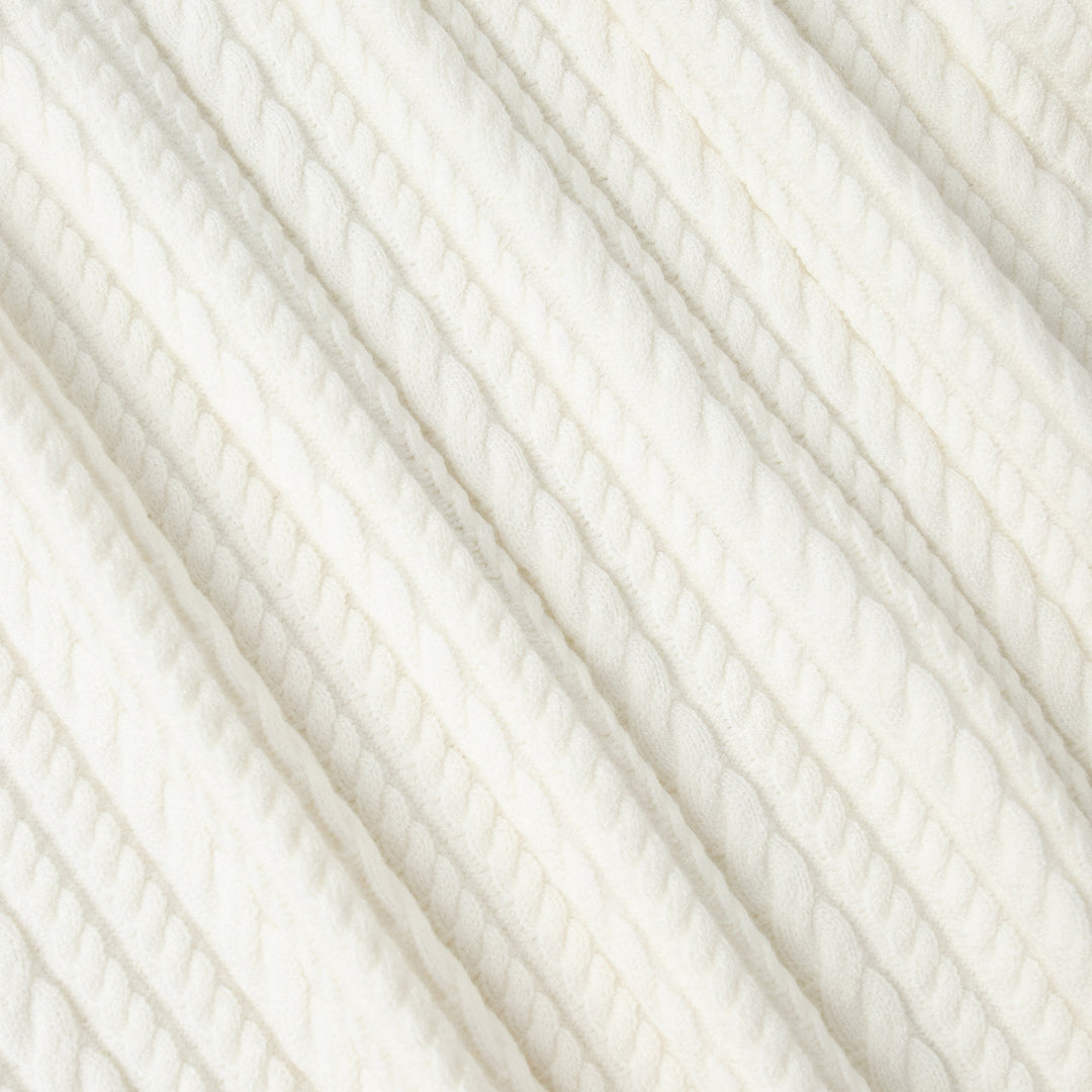 Damen Strickanzug mit hohem Kragen und weitem Schnitt Drune