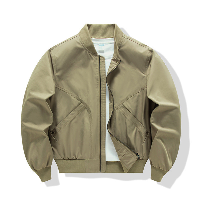 Herren Leichte Übergangsjacke mit hohem Kragen und praktischen Taschen Drune