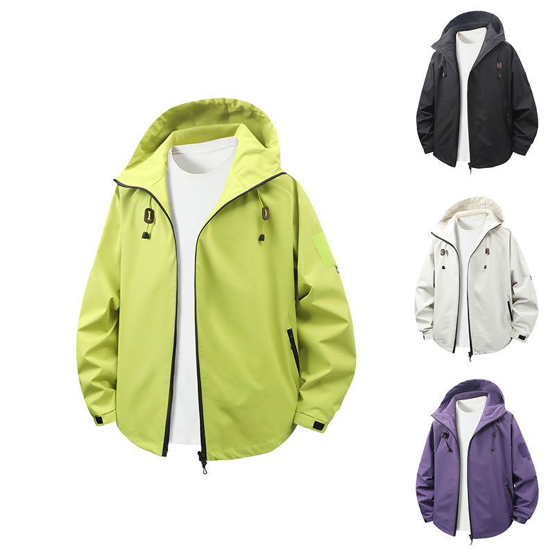 Herren Sportliche Windjacke Drune