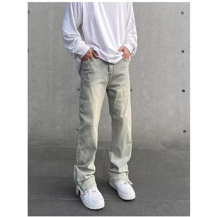 Herren Lässige Weitgeschnittene Jeans Drune