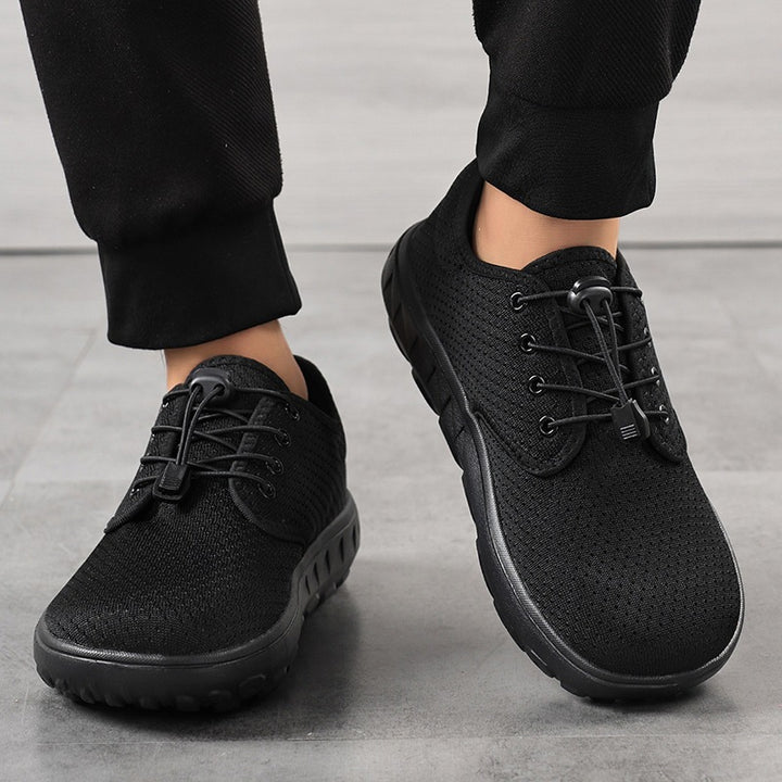 Damen Leichter Freizeit-Sneaker mit Schnellzug-Kordel, perforiertem Mesh & stoßdämpfender Laufsohle Drune