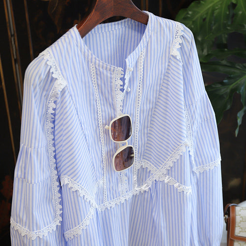 Damen Verspielte Bluse mit Rüschen-Details Drune