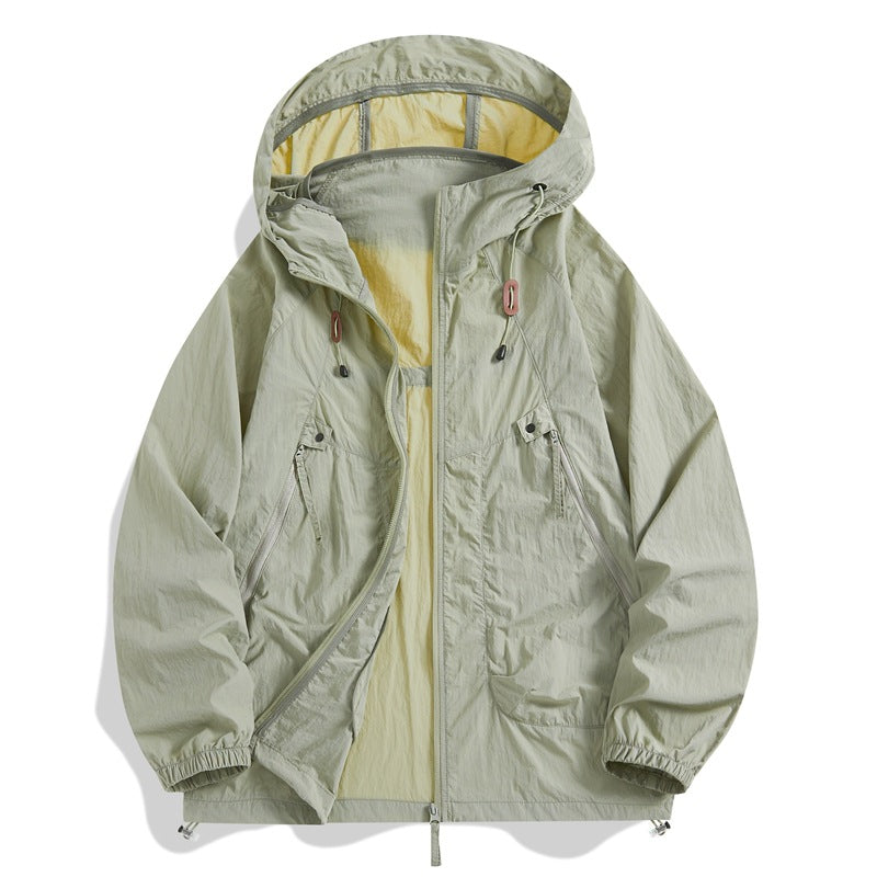 Damen Leichte Funktionsjacke mit Kapuze