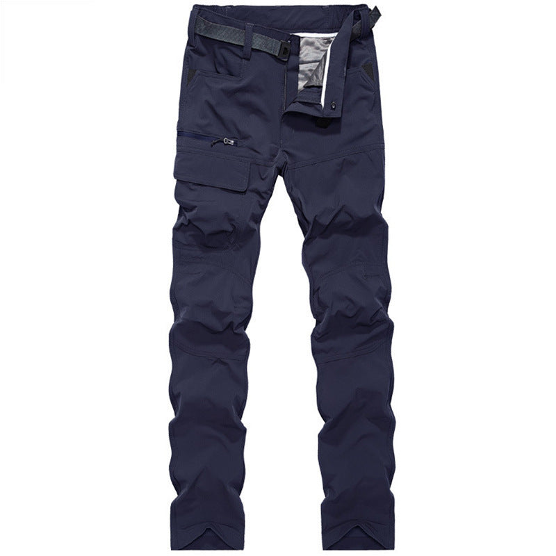 Herren Technische Trekking-Cargohose mit vorgeformten Knien und integrierter Gürtel-Lösung Drune