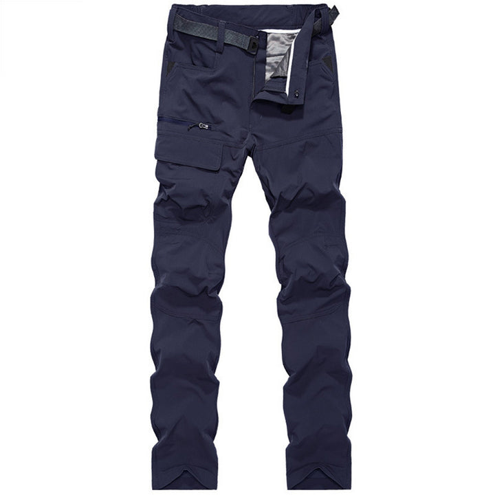 Herren Technische Trekking-Cargohose mit vorgeformten Knien und integrierter Gürtel-Lösung Drune
