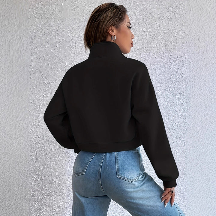 Damen modische Kurzjacke mit praktischen Aufsatztaschen und sportlichem Schnitt Drune