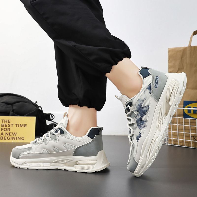 Damen modische sportive Sneakers mit atmungsaktiver Oberfläche und dämpfender Sohle Drune
