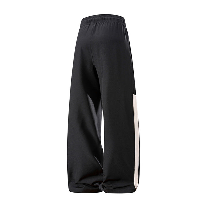 Herren Sweatpants mit elastischem Bund und seitlichen Streifen Drune