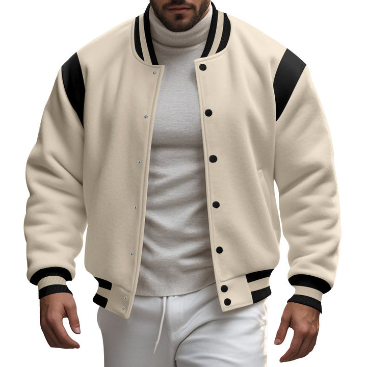 Herren sportliche Collegejacke Drune
