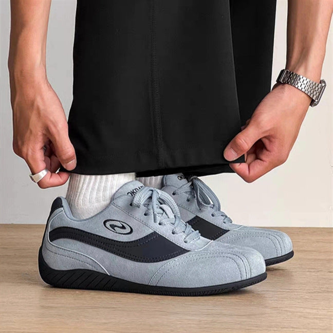 Damen Komfortable Sneakers mit atmungsaktiver Wildleder-Oberfläche und rutschfester Sohle Drune
