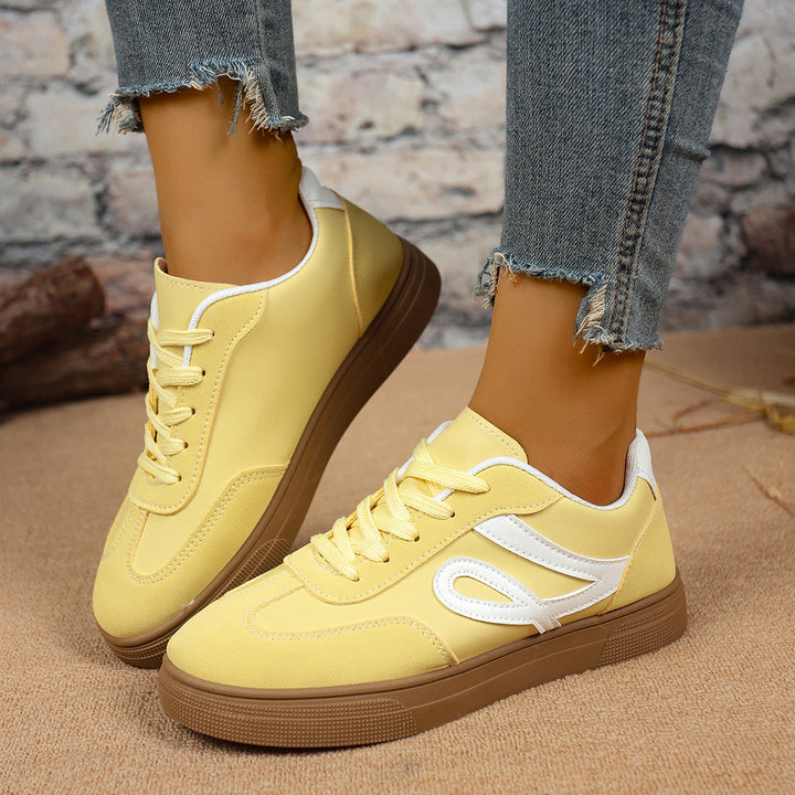 Damen Sneakers mit sportlichem Design und gepolsterter Sohle Drune