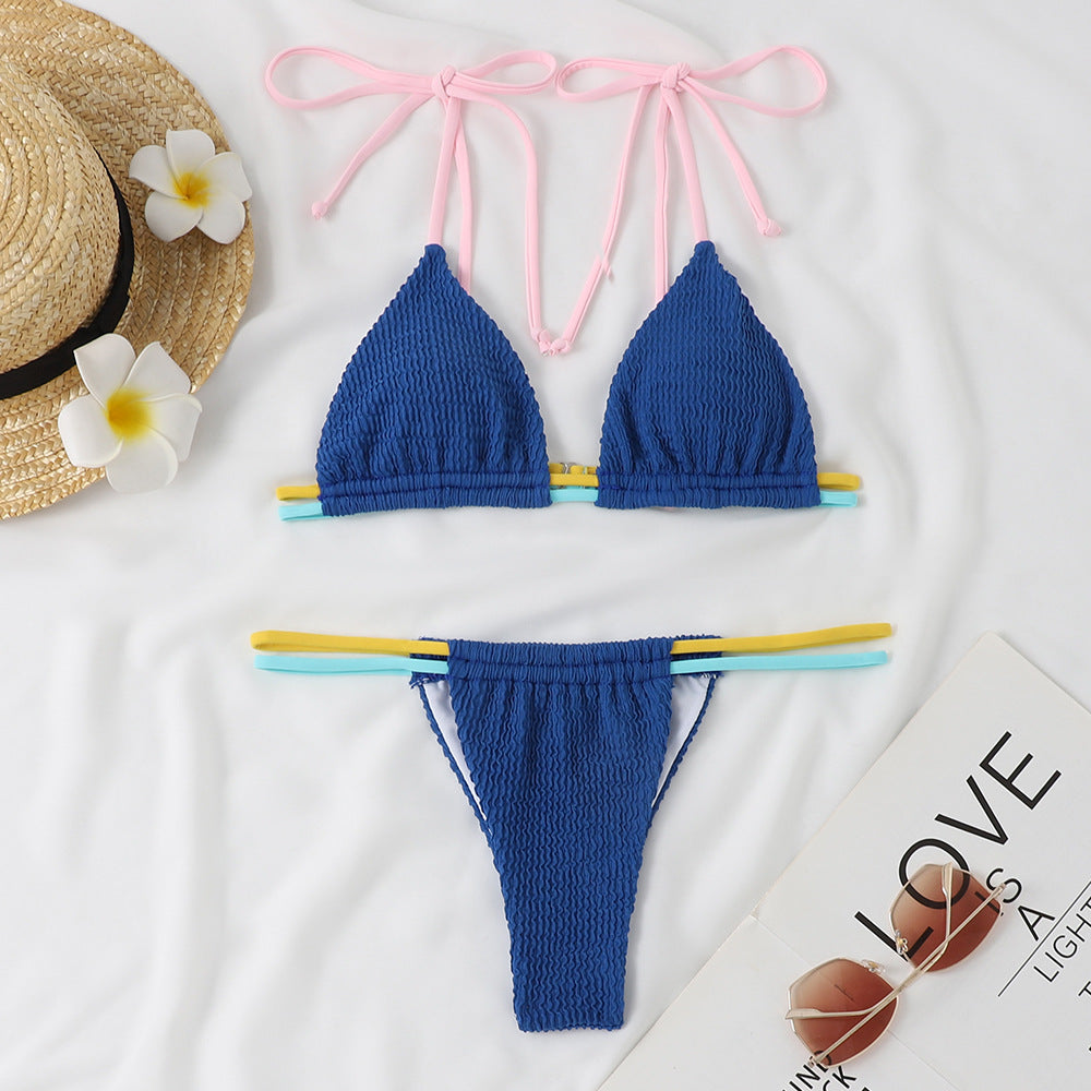 Damen Bikini-Set mit verstellbaren Trägern und kombiniertem Gummibund Drune