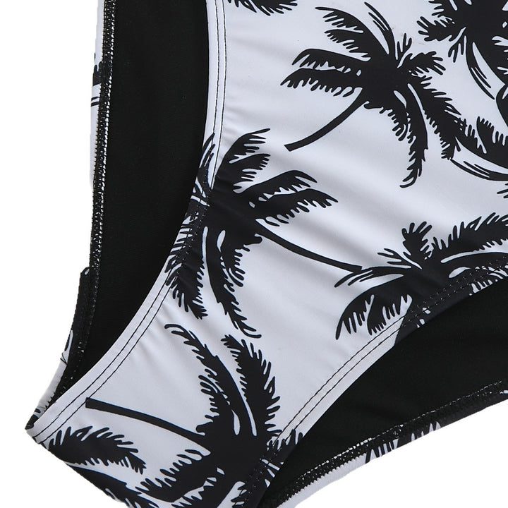 Damen Tankini-Set mit floralem Palmendruck Drune