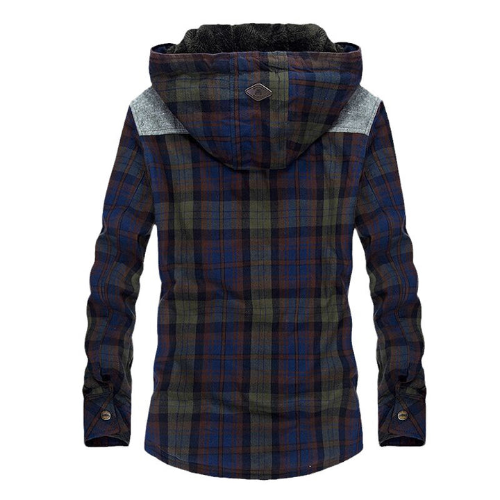 Herren Flanellhemdjacke mit Teddyfutter Drune
