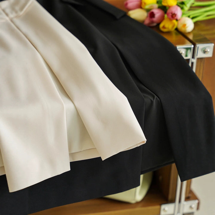 Damen Eleganter Wickelrock mit Taillenbindung Drune