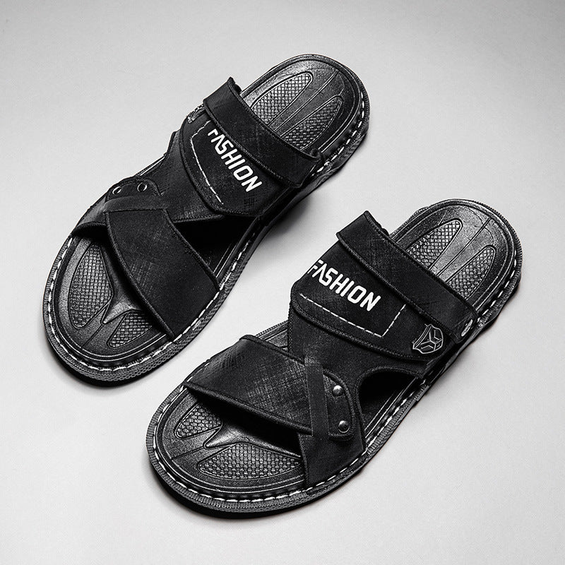 Damen Sportliche Badesandalen mit ergonomischem Klettverschluss und rutschfester Sohle Drune