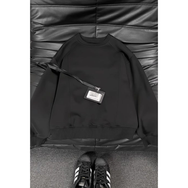 Damen Lässiger Oversized Sweatshirt Drune