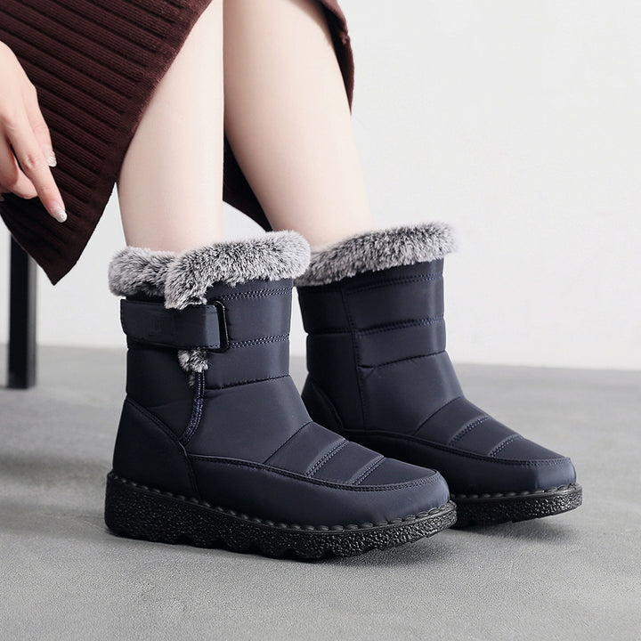Damen Winterstiefel mit warmem Futter Drune